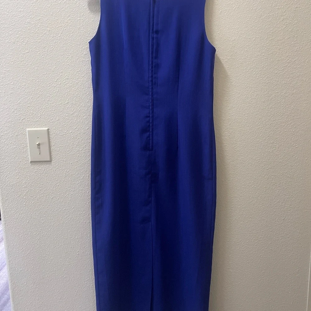 Leslie Fay Royal Blue Maxi Dress - Picture 3 of 3